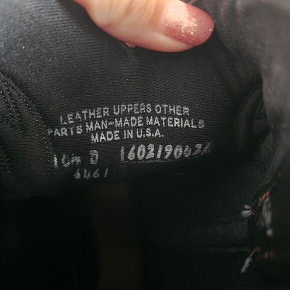 Abilene Men's 10.5 - 6461 12" Western Cowboy Boots Black Cherry Cowhide Polished - Picture 6 of 11